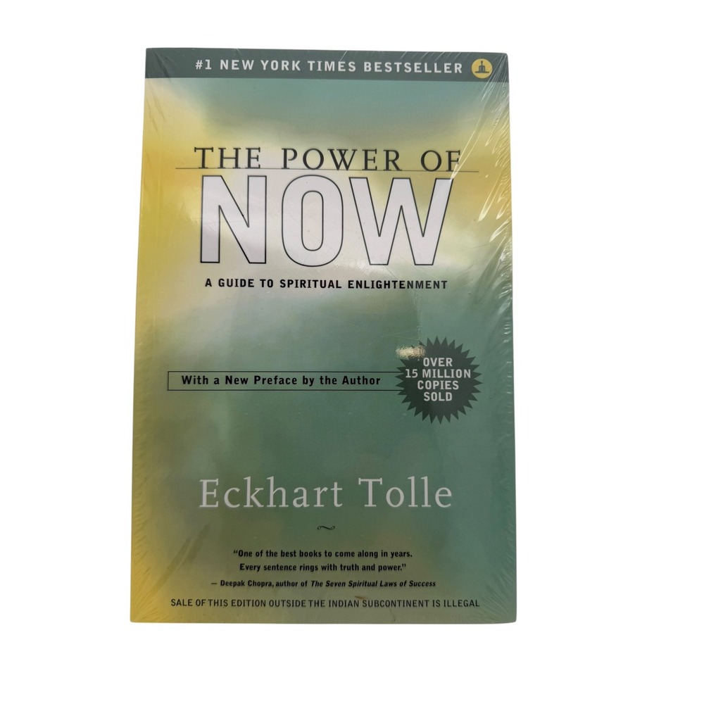 The Power of Now Eckhart Tolle Guide to Spiritual Enlightenment Paperback New